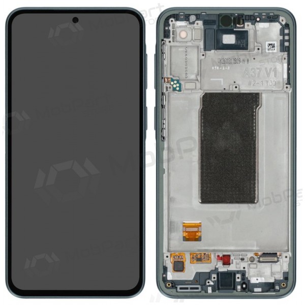 Samsung Galaxy A37 5G ekrāns (pelēkzaļš) (ar rāmi) (oriģināls)