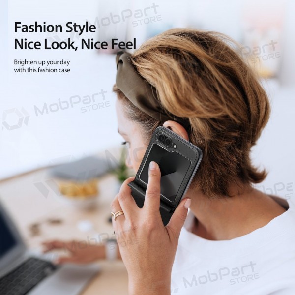 Maciņš / vāciņš Dux Ducis Bril Samsung F751 Z Flip7 melns