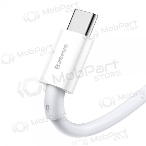 USB kabelis Baseus Superior iš USB į Type-C 66W 2.0m balts CATYS-A02