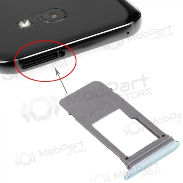 Samsung A520F Galaxy A5 2017 SIM kartes turētājs (2gab) (zils) (oriģināls)
