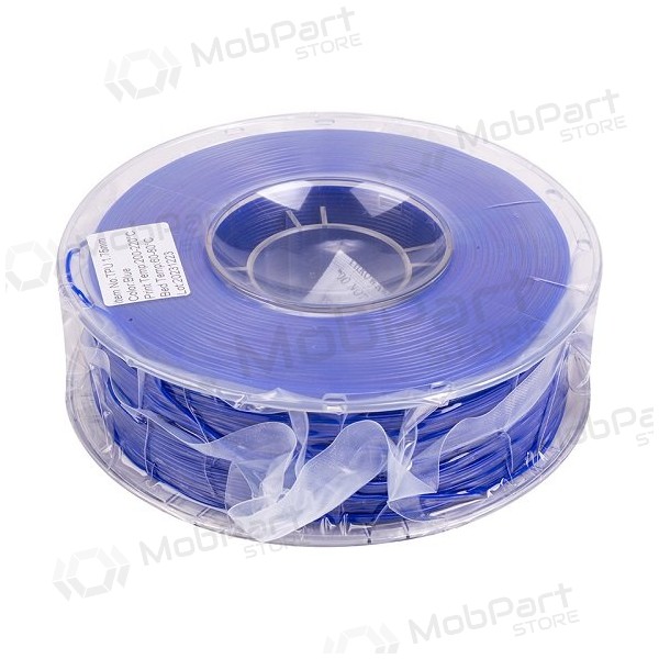 3D spausdinimo plastikas TPU, 1.75mm, 1kg, zils