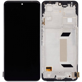 Xiaomi Poco M4 Pro 4G ekrāns (melns) (ar rāmīti) (oriģināls)