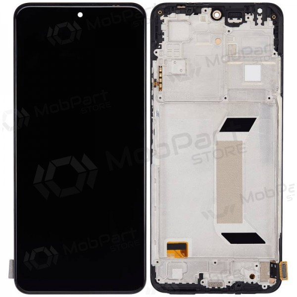 Xiaomi Redmi Note 12 5G, Poco X5 5G ekrāns (melns) (ar rāmi) (oriģināls)