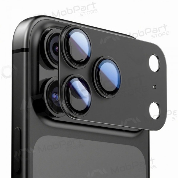 Apple iPhone 18 Pro kameras aizsargs - Tech-Protect CamFull Fit+ (melns)