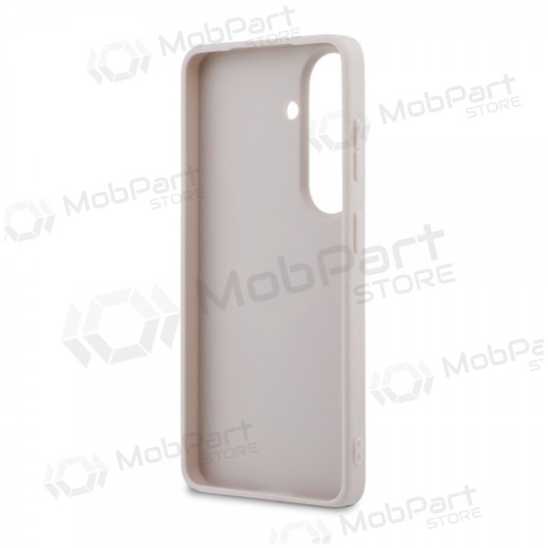 Samsung Galaxy S26 maciņš - Guess PU 4G Metal Logo (rozā)