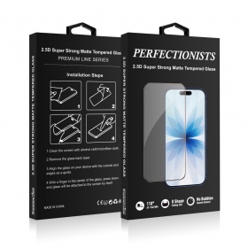 Apple iPhone 12, 12 Pro aizsargstikls - Perfectionists 2.5D Super Strong Matte