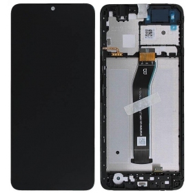 Xiaomi Redmi A3 ekrāns (melns) (ar rāmīti) (oriģināls)