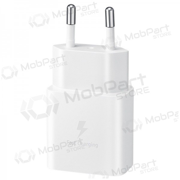 Lādētājs oriģināls Samsung EP-T1510XWEGEU 15W + kabelis Type-C 1m iepakojumā balts