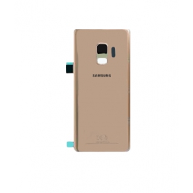 Samsung G960F Galaxy S9 aizmugurējais baterijas vāciņš zelta (Sunrise Gold) (lietots grade A, oriģināls)