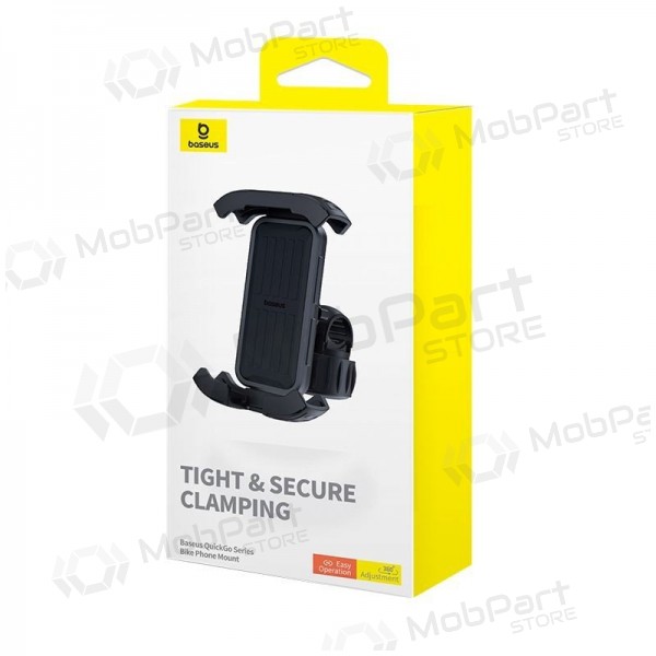 Telefono laikiklis dviračiui Baseus QuickGo Series Bike Phone Mount Cluster melns C40561500113-00