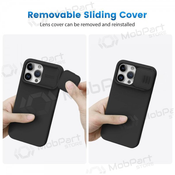 Apple iPhone 14 Pro vāciņš „Nillkin Silicone“ (melns) Apple iPhone 14 Pro vāciņš „Nillkin Silicone“ (melns)