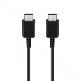 USB kabelis oriģināls Samsung EP-DA705BBE 25W 3A Type-C-Type-C 1.0m melns