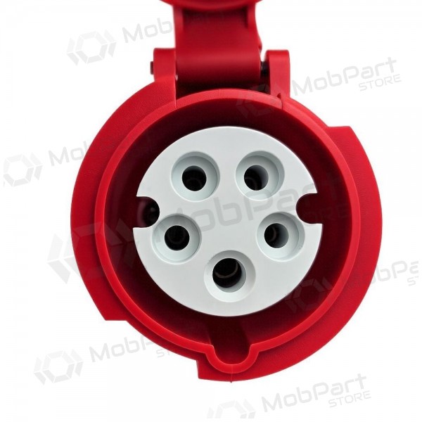 Adapteris Reach CEE 16A 400 V uz 220 V Schuko melns