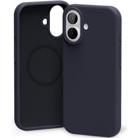Maciņš / vāciņš Mercury Pure Magsafe Silicon Case Apple iPhone 17 tumši zils