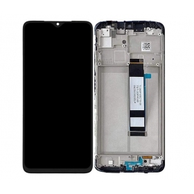 Xiaomi Poco M3 ekrāns (melns) (ar rāmīti) (service pack) (oriģināls)