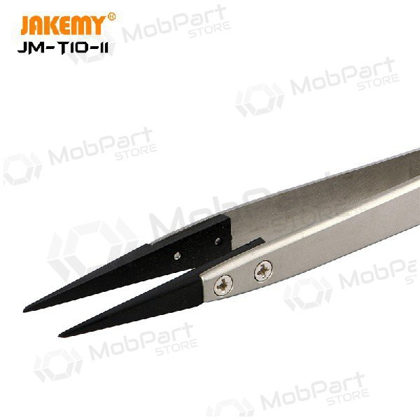 Metāla antistatisks pincete Jakemy JM-T10-11 ESD (replaceable head)