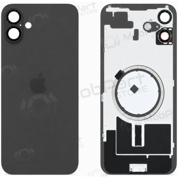Apple iPhone 16 Plus aizmugurējais vāciņš (melns) - Premium