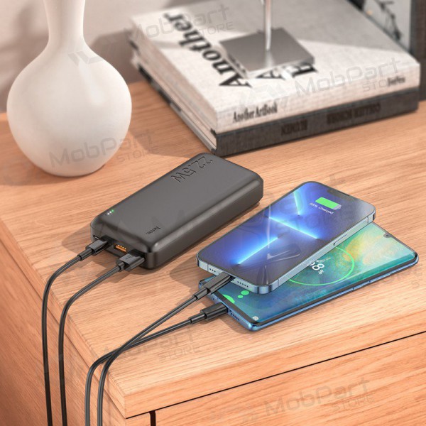 Ārējā baterija Power Bank Hoco J101A PD 20W+Quick Charge 3.0 22.5W 20000mAh melna