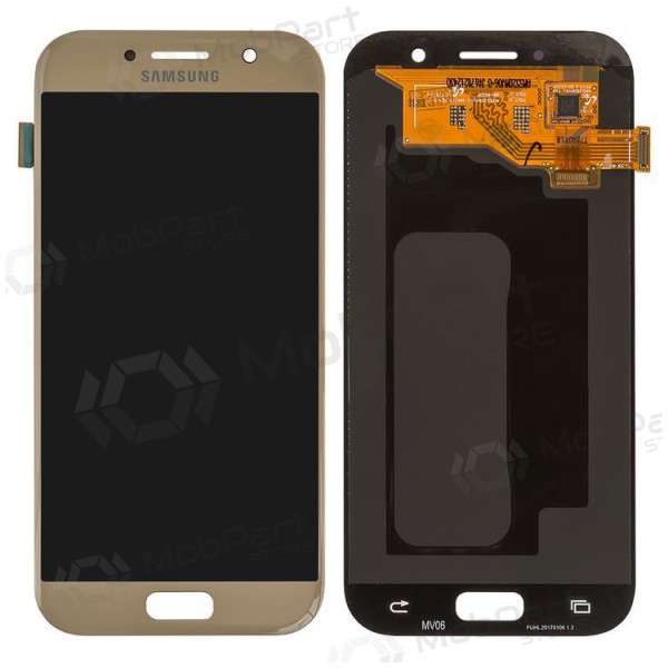 Samsung A520F Galaxy A5 (2017) ekrāns (zelta) (OLED)