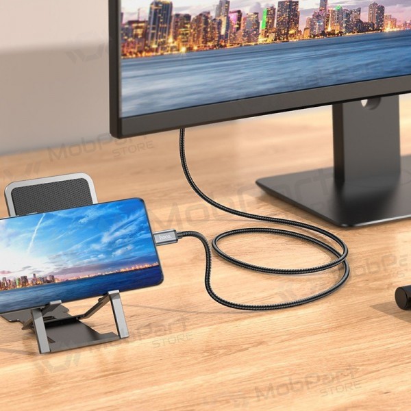 Adapteris Hoco UA27 USB-C to HDMI pelēks