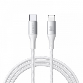 USB kabelis Joyroom S-A28 USB-C to Lightning 30W 1.0m balts