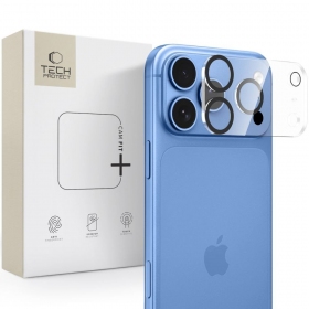 Apple iPhone 18 Pro Max aizsargstikls kamerai "Tech-Protect Cam Fit+" (caurspīdīgs)