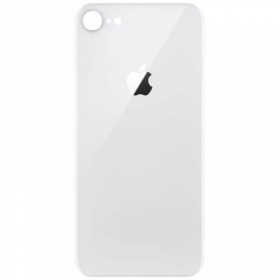 Apple iPhone SE 2020 aizmugurējais baterijas vāciņš (balts) (bigger hole for camera)