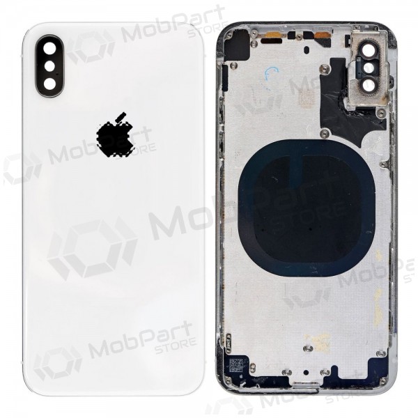 Apple iPhone X aizmugurējais baterijas vāciņš (sudraba) (lietots grade B, oriģināls) Apple iPhone X aizmugurējais baterijas vāciņš (sudraba) (lietots grade B, oriģināls)