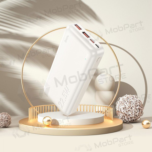 Ārējā baterija Power Bank Hoco J101A PD 20W+Quick Charge 3.0 22.5W 20000mAh balta
