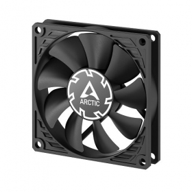 ARCTIC P8 Slim PWM PST korpusa ventilators, 4-pin, 80mm, melns