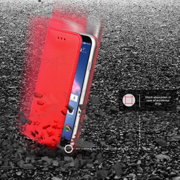 Apple iPhone 13 mini maciņš - Smart Magnet (sarkans)