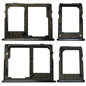 Samsung J415 Galaxy J4+ 2018 SIM kartes turētājs (2gab) (zils)