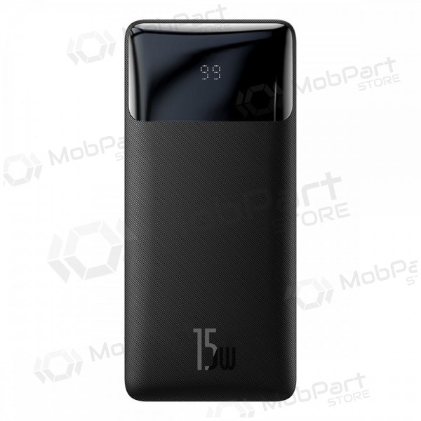 Ārējā baterija Power Bank Baseus Bipow Type-C PD+2xQuick Charge 3.0 15W 10000mAh melna PPBD050001