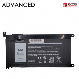 DELL WDX0R, 3400mah klēpjdatoru akumulators, Advanced
