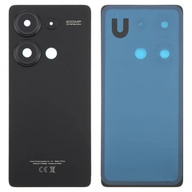 Xiaomi Redmi Note 13 Pro 4G aizmugurējais vāciņš (melns) (oriģināls)