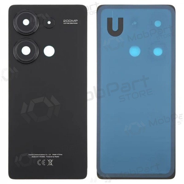 Xiaomi Redmi Note 13 Pro 4G aizmugurējais vāciņš (melns) (oriģināls)