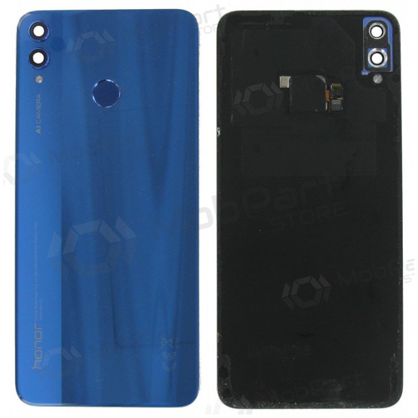 Honor 8X aizmugurējais baterijas vāciņš (zils) (lietots grade C, oriģināls)