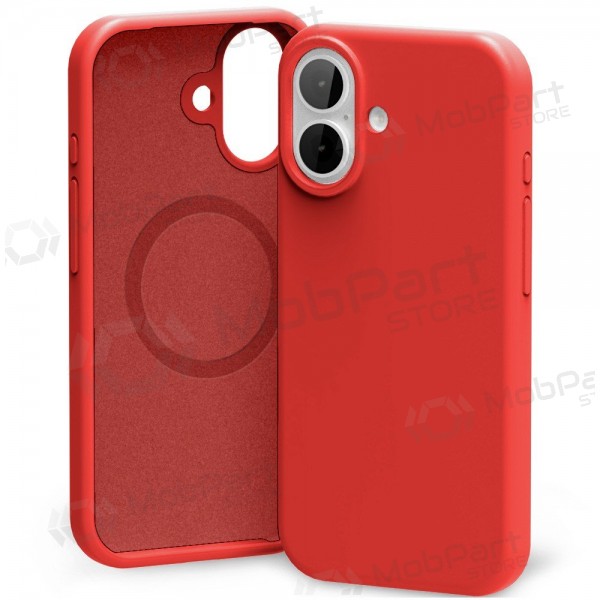 Maciņš / vāciņš Mercury Pure Magsafe Silicon Case Apple iPhone 17 sarkans