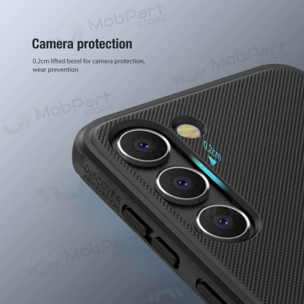 Samsung Galaxy A14 5G vāciņš „Nillkin Frosted Shield“ (melns) Samsung Galaxy A14 5G vāciņš „Nillkin Frosted Shield“ (melns)
