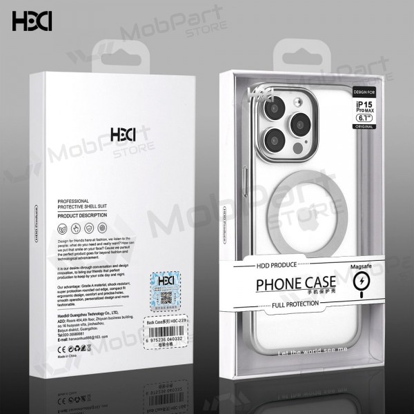 Maciņš / vāciņš HDD Electro MagSafe Case Apple iPhone 15 Pro Max zils