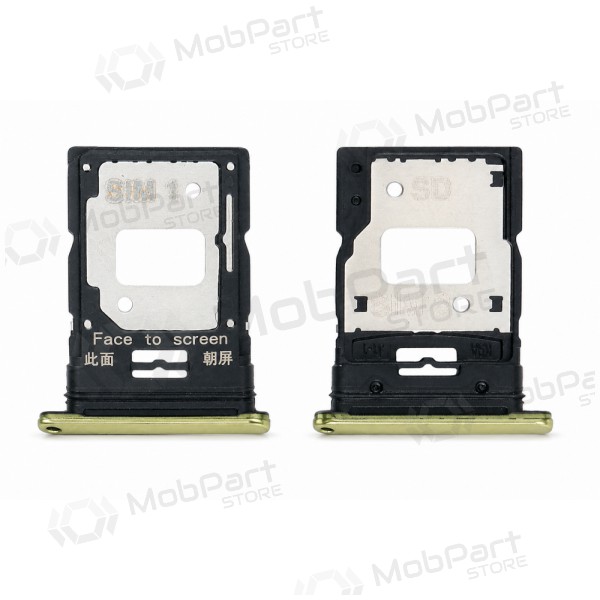 Xiaomi Mi 11 Lite 4G / 5G / 5G NE 2021 SIM kartes turētājs (dzeltens)