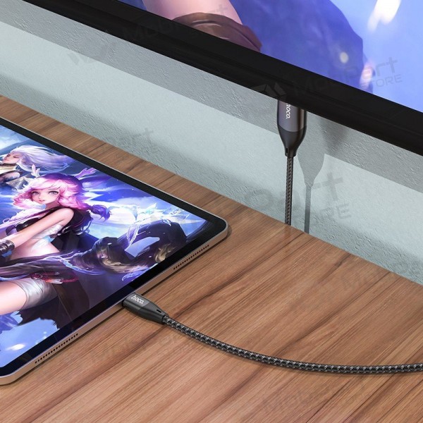Kabelis Hoco UA16 Type-C to HDMI 2.0m pelēks