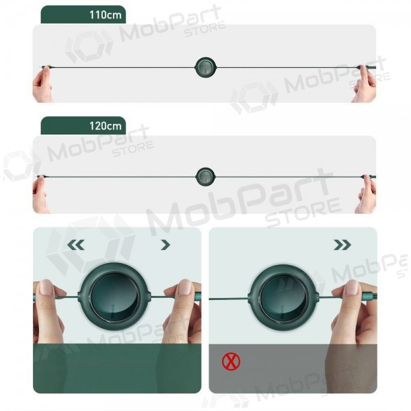 USB kabelis Baseus Bright Mirror Type-C - microUSB+Lightning+Type-C 100W 1.2m (melns) CAMLC-AMJ01