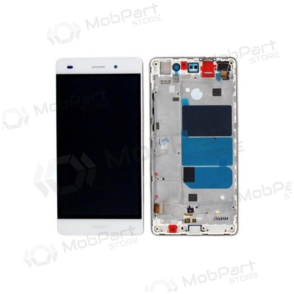 Huawei P9 Lite ekrāns (balts) (ar rāmīti) Huawei P9 Lite ekrāns (balts) (ar rāmīti)