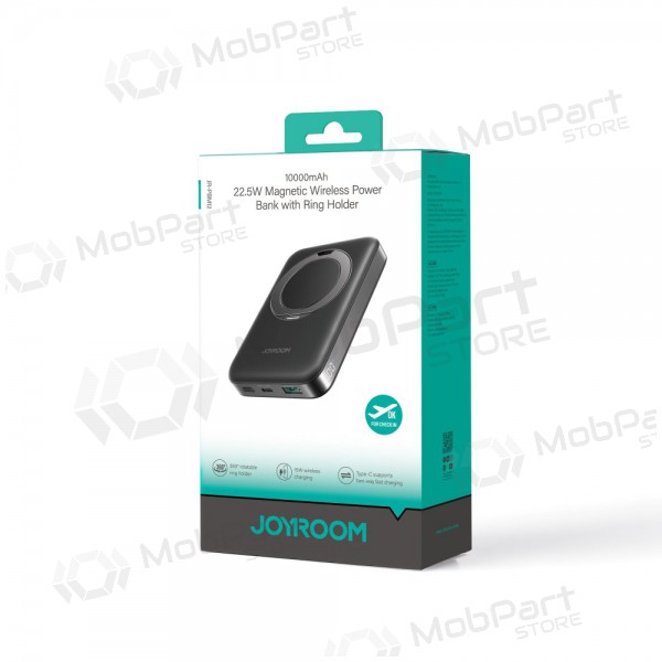 Ārējā baterija Power Bank Joyroom JR-PBM12 22.5W Magnetic Wireless 10000mAh melna