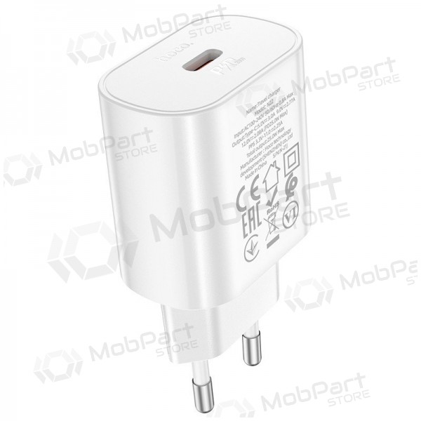 Tālruņa lādētājs Hoco N22 25 W USB-C balts