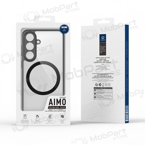 Samsung Galaxy S26 FE maciņš - Dux Ducis Aimo Mag (melns)