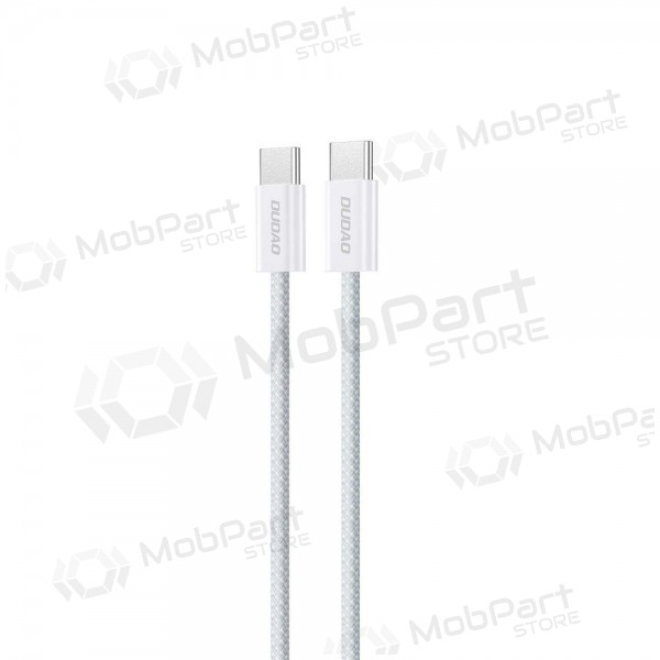 USB-C kabelis Dudao L6C USB-C uz USB-C 2 m 60 W balts