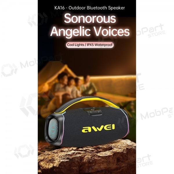 Bluetooth pārnēsājams skaļrunis Awei KA16 60W melns