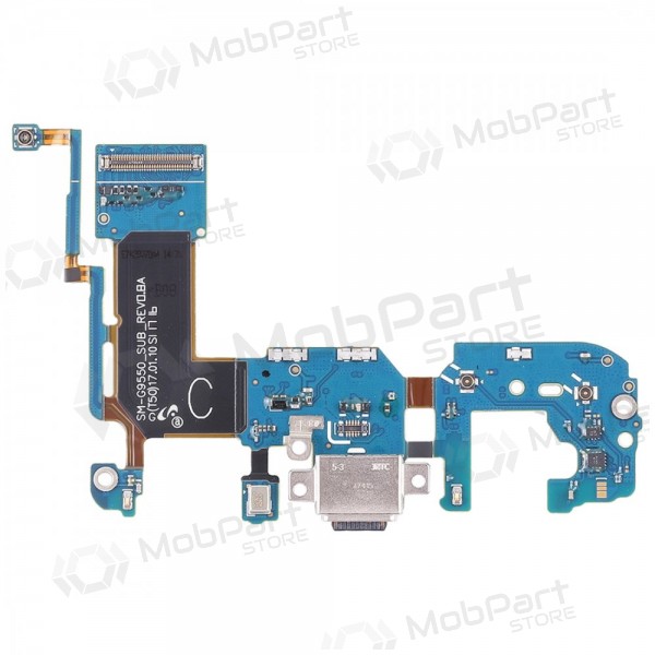Samsung G955F Galaxy S8+ uzlādes ligzda un mikrofona šleife Samsung G955F Galaxy S8+ uzlādes ligzda un mikrofona šleife
